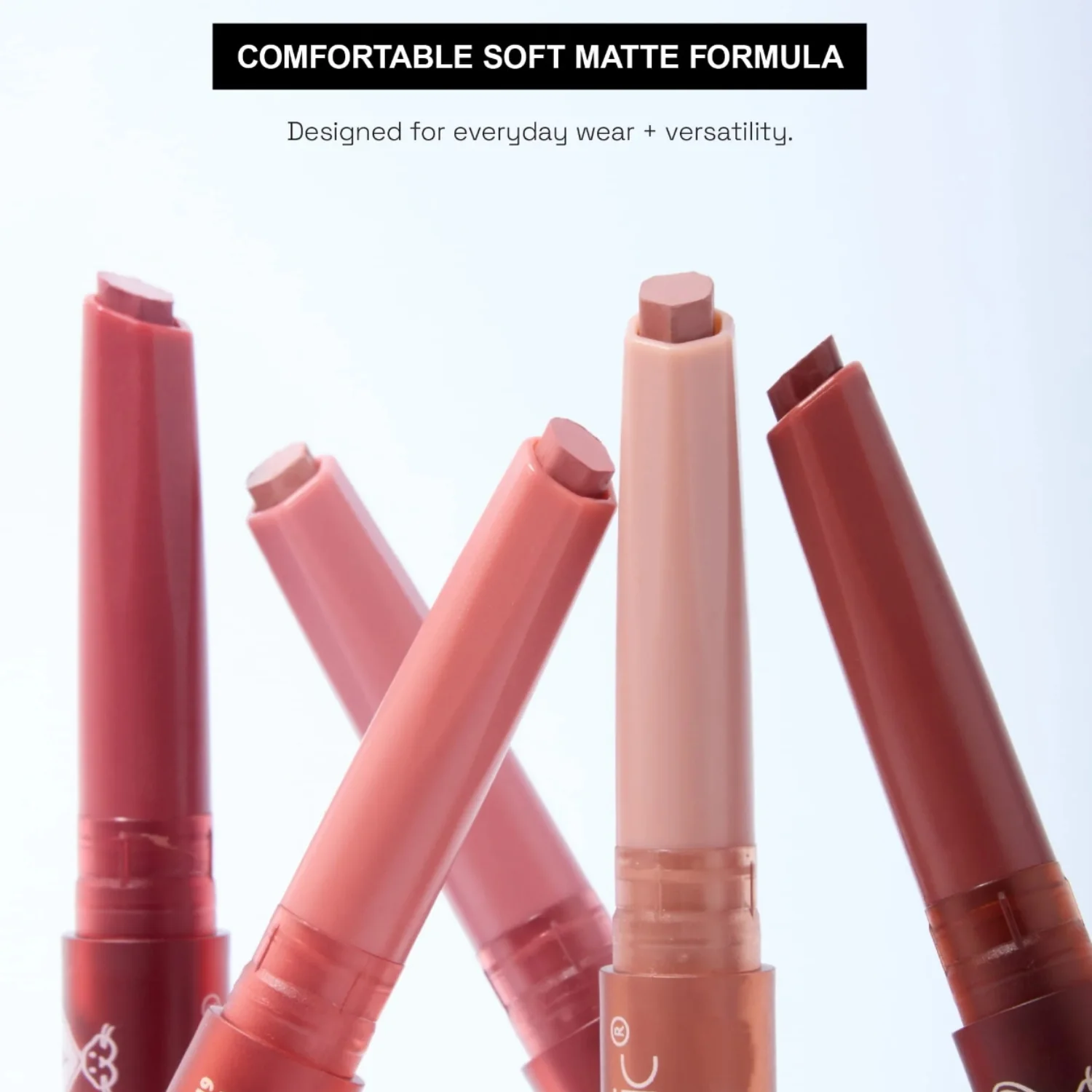 Blurred Line Matte Lip Crayon Rose - Image 4