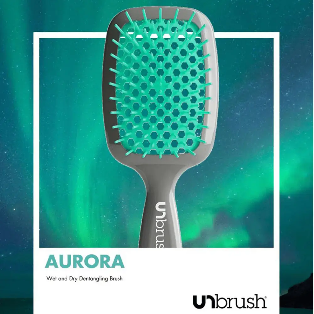 Detangling Hair Brush Aurora Teal - Image 3