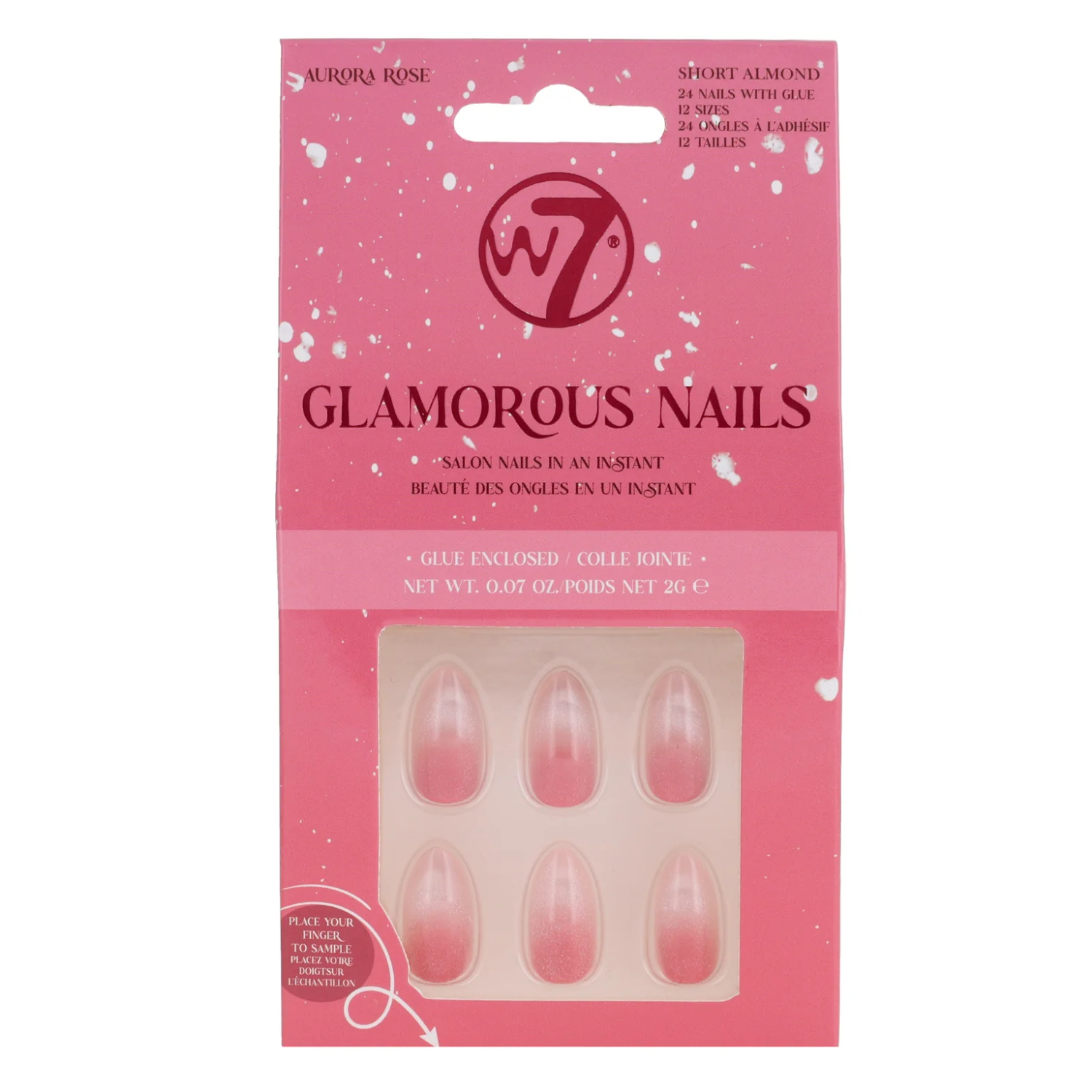 Glamorous Press-On Nails Aurora Rose
