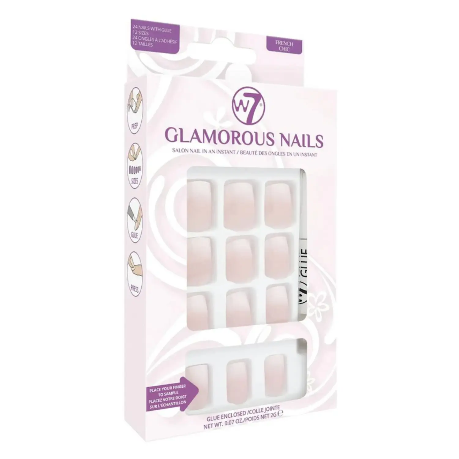 Glamorous Press-On Nails French Chic