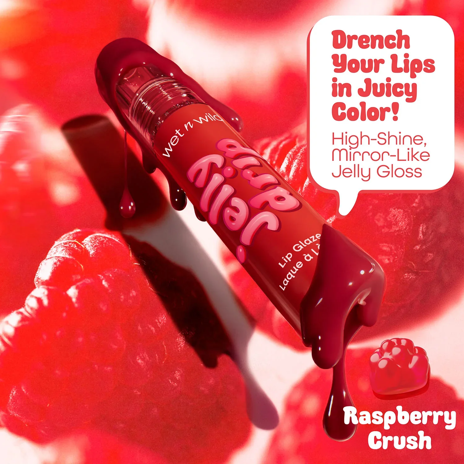 Jelly Drip Lip Glaze Rasberry Crush - Image 2